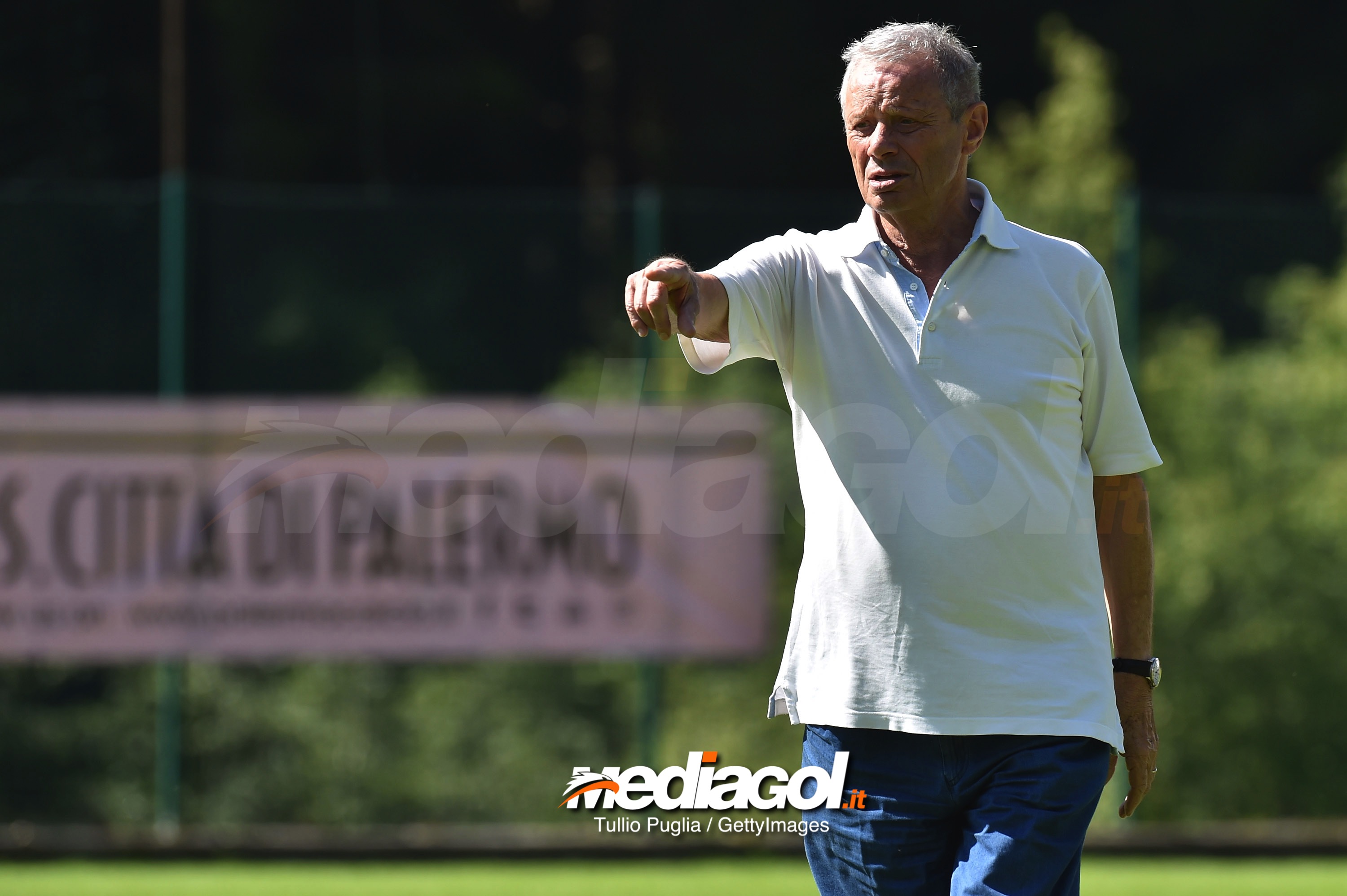 US Citta di Palermo Training Camp - Maurizio Zamparini